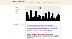 Desktop Screenshot of emailthatresume.com